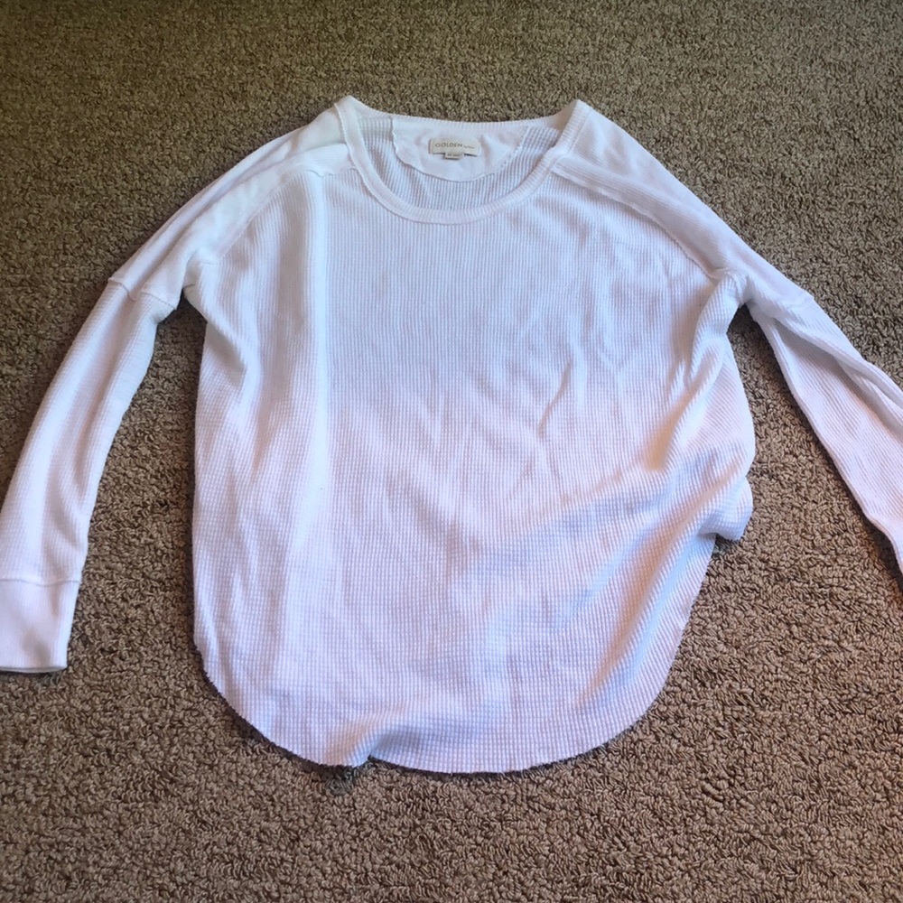 Aritzia White Long-Sleeve
